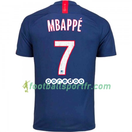 Tenue Paris Saint-Germain Kylian Mbappe 7 Domicile 2019-2020 Maillot de Foot Tenue Paris Saint-Germain Kylian Mbappe 7 Domicile 2019-2020 Maillot de Foot